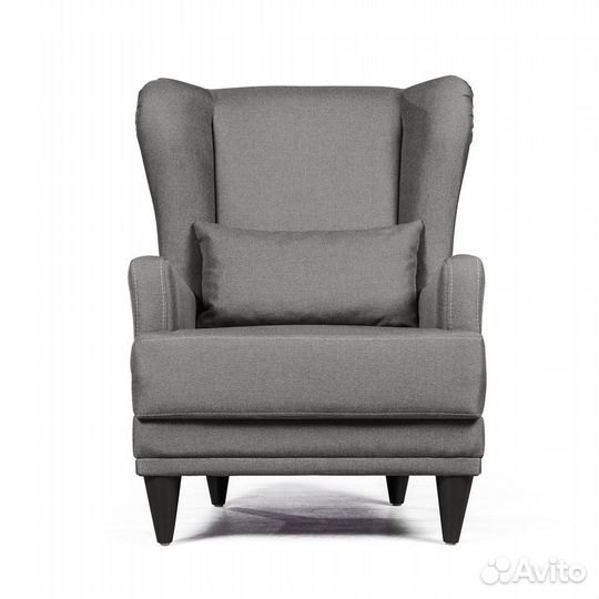 Кресло Juliet рогожка серый