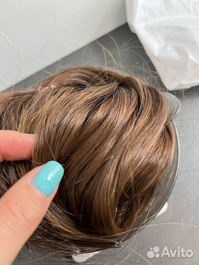 Волосы темные 73-75 см 131 грамм