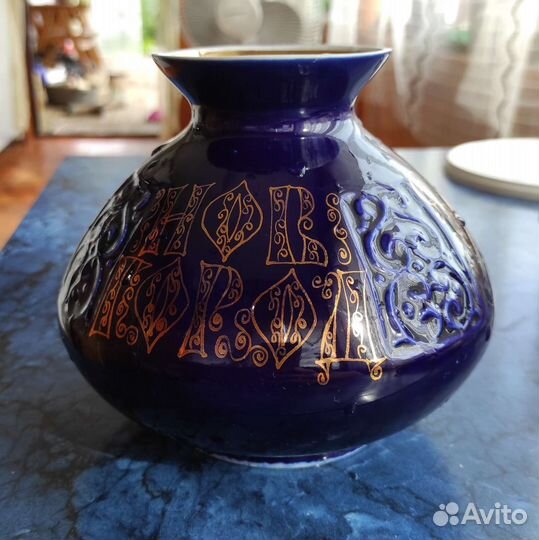 Ваза кобальт