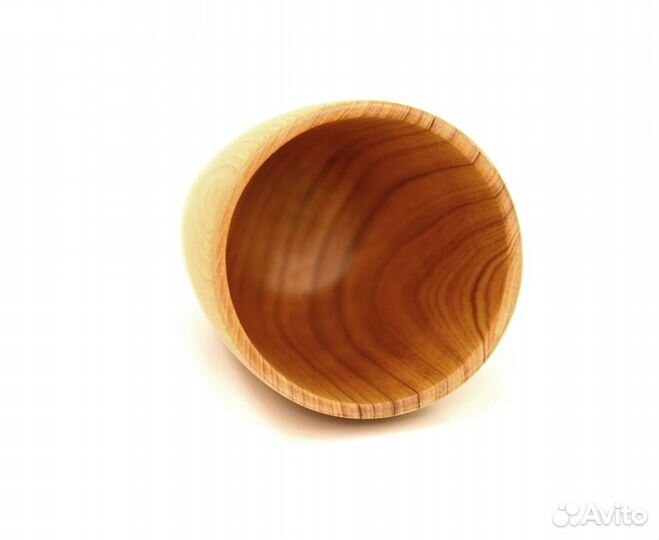 Стакан деревянный высокий светлый D8 H13