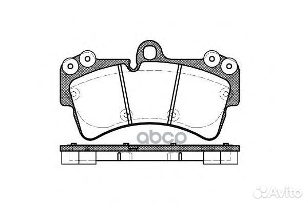 995 00 колодки дисковые п VW Touareg 3.2i/4.2i
