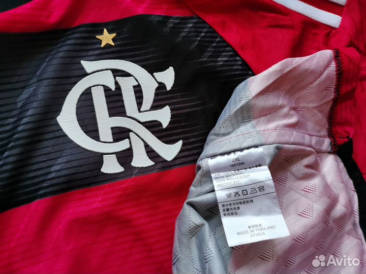 Flamengo 2023 Adidas футбольная майкa
