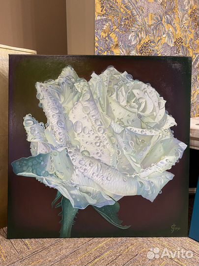 Картина маслом цветы