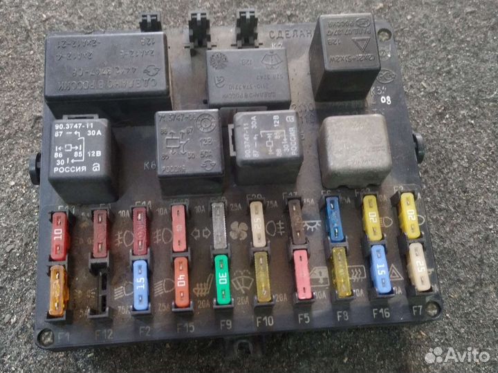 Блок предохранителей ваз 2111