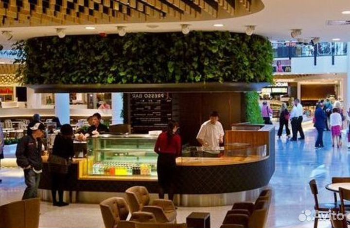 Кофейня Фреш-Бар на первом этаже бц