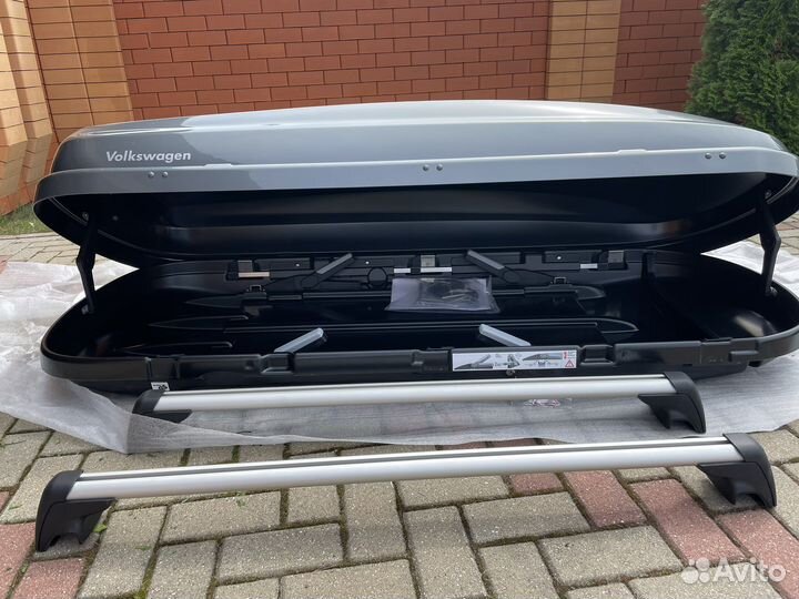 Багажный бокс с рейлингами