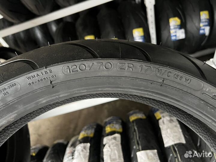 Michelin Pilot Power 2CT 120/70-17 и 190/50-17