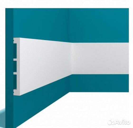 Плинтус напольный из полиуретана, лепнина