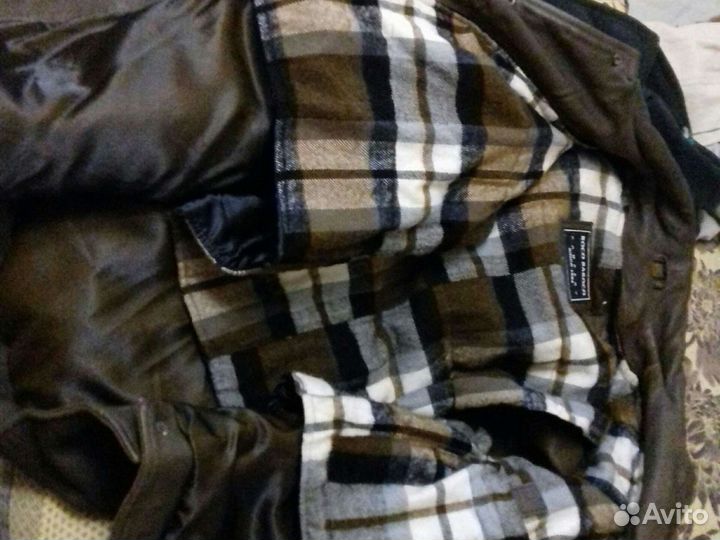 Кожаная куртка мужская