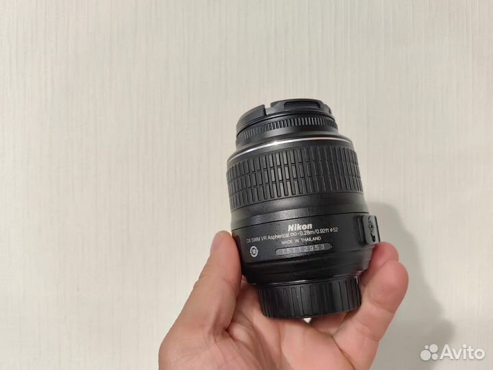 Nikon 18-55mm VR Не работает Стабилизатор