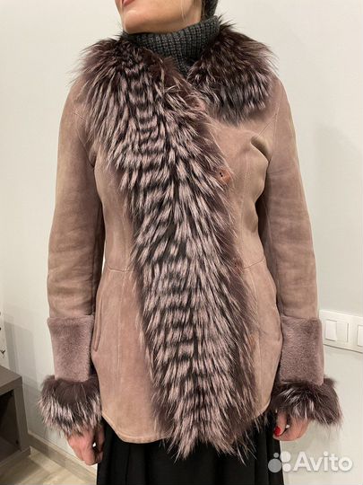 Дубленка натуральная женская (Италия) р. 46-48