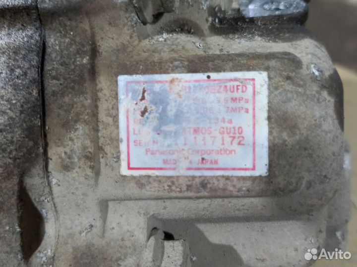 Компрессор кондиционера на LADA kalina priora