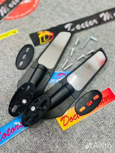 Зеркала универсальные узкие для honda suzuki yamah