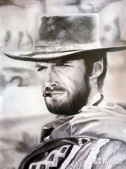 Портрет по фото карандашом