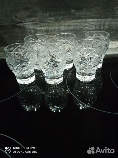 Хрустальные рюмки СССР