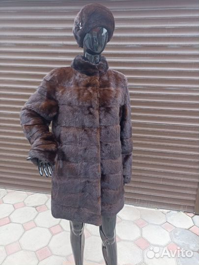 Норковая шуба 46-48 размер