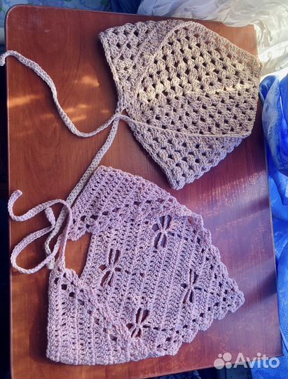 Косынка вязаная