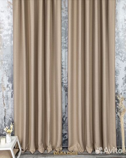 Шторы рогожка Орфей готовые и на заказ