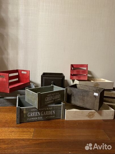 Ящик деревянный для декора