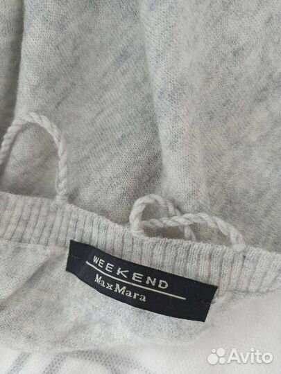 Италия мохер+шерсть лана. Шарф Max-mara кашемир