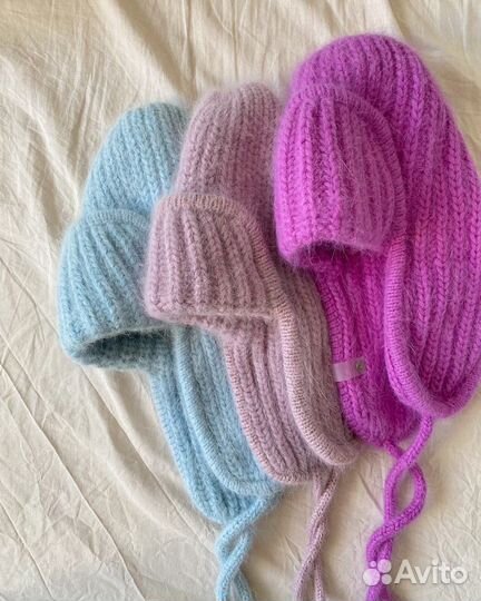 Шапка-ушанка женская