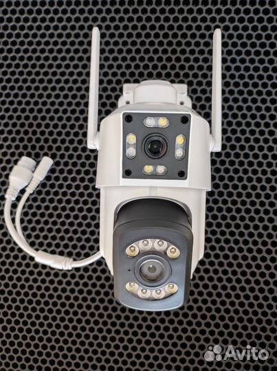 Wi-Fi камера видеонаблюдения с двойным объективом