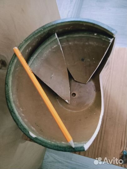 Горшок для цветов, кашпо, бой