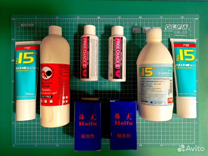 Клей и бустер для настольного тенниса