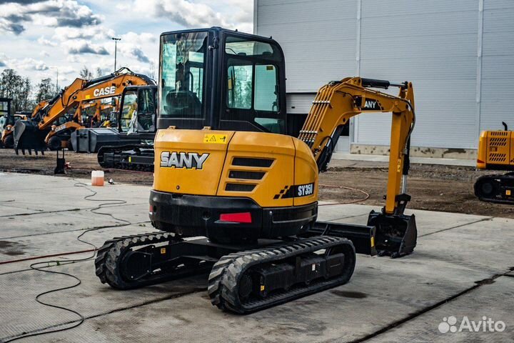 Мини-экскаватор SANY SY35U, 2024