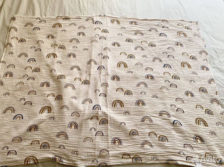 Одеяло плед муслиновый детский