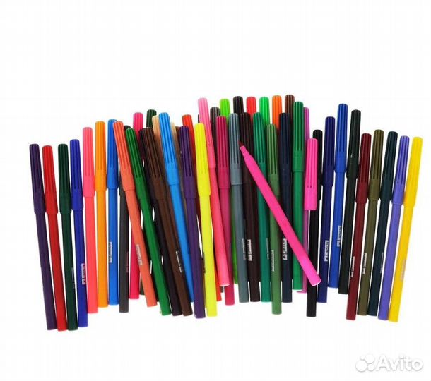 Большой набор фломастеров 50 цветов