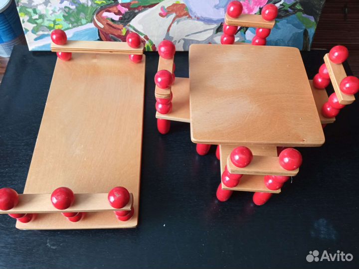 Кукольный набор. СССР Мебель