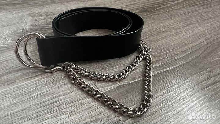 Ремень с цепочкой унисекс