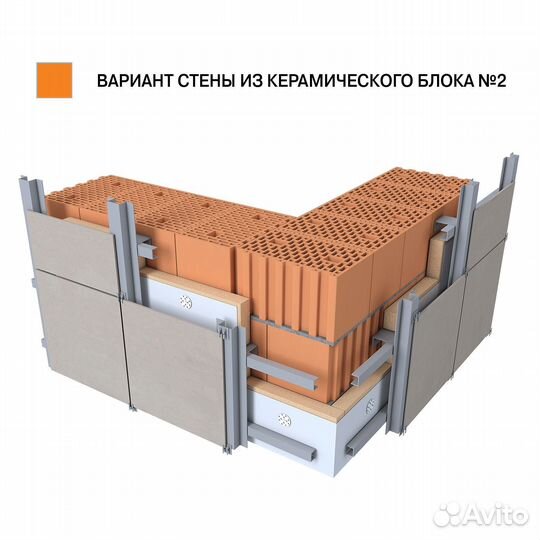 Керамический блок 44 Ceramic Thermo