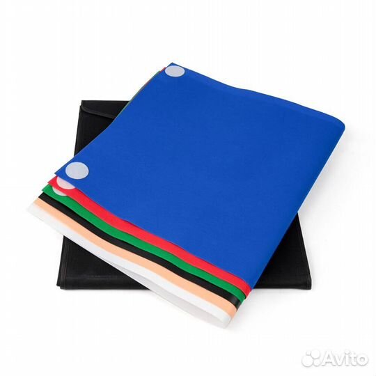 Фотобокс 40x40см для предметной съёмки с 4 фонами