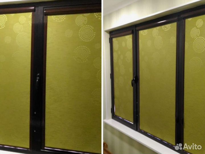 Рулонные шторы на окна в мансарду