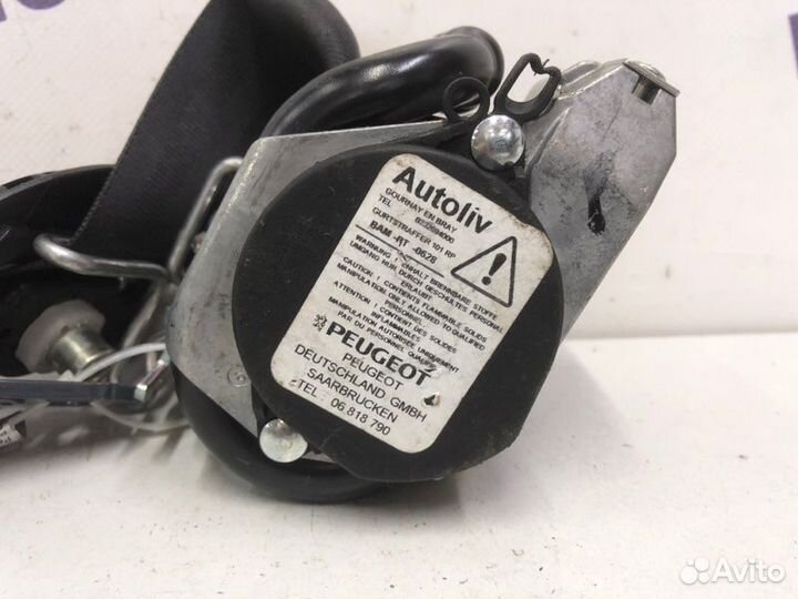 Ремень безопасности передний левый Peugeot 308