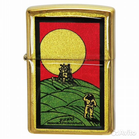 Зажигалка Zippo - Hanafuda: Moon & Astronauts