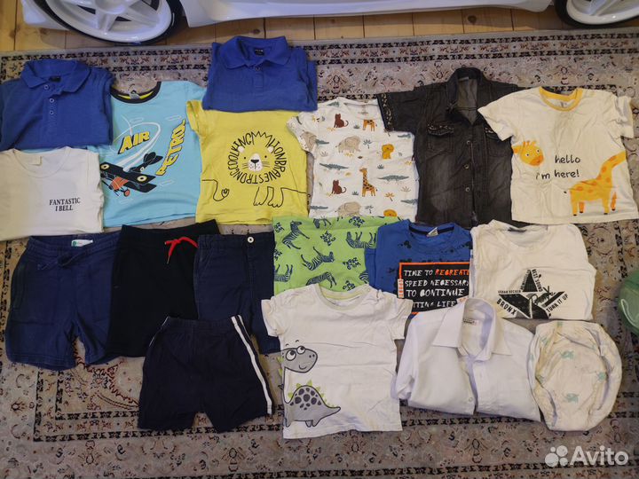 Детские вещи пакетом на мальчика 80 86 92