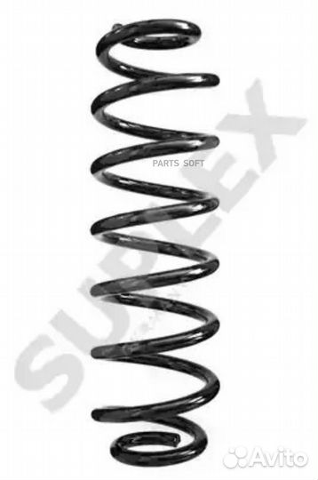 Suplex 39303 Пружина подвески задняя skoda Yeti (5