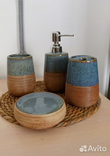 Набор для ванной декор посуда интерьер