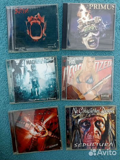 CD и DVD диски (ч.2) - рок, металл, альтернатива