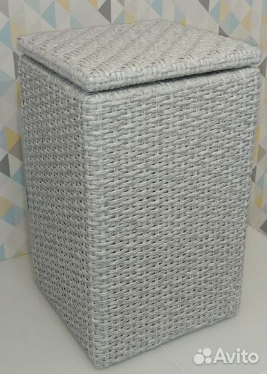 Корзины для хранения из искусственного ротанга