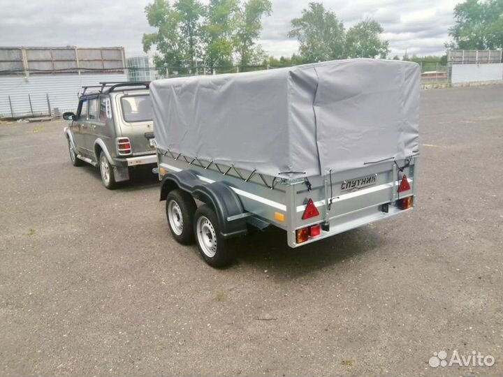 Прицеп легковой 2оси с тентом 1,0м