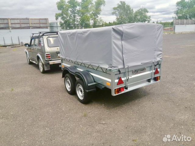 Прицеп легковой 2оси с тентом 1,0м