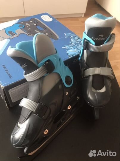 Коньки ледовые раздвижные