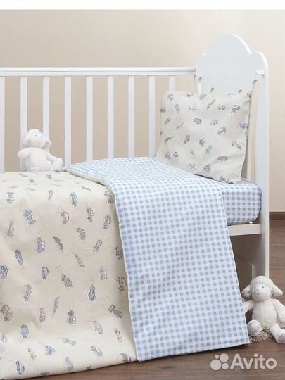 Белье постельное для мальчика 120*60 2 шт