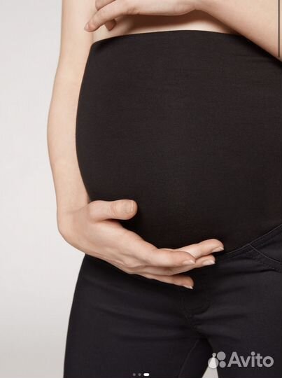 Джинсы для беременных. Чёрные. Calzedonia