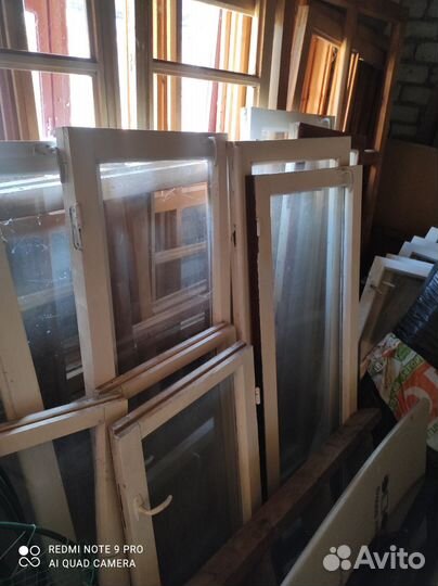 Деревянные окна бу и новые