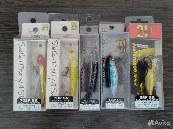 Воблеры различных брендов